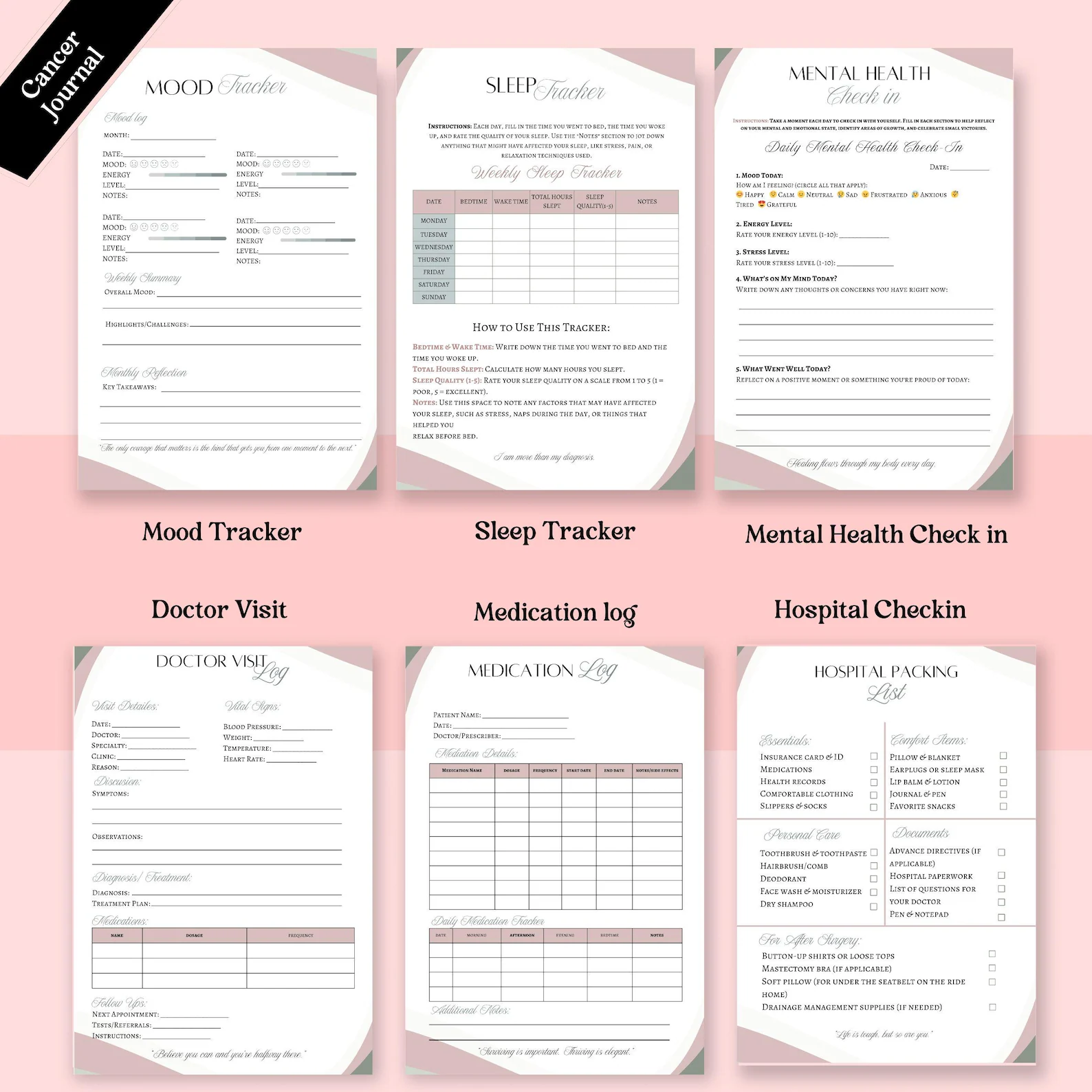 Care Package for Friend, Thinking of You Care Package, Recovery Gift Set for Friend, Breast Cancer Journal for Women - Image 7