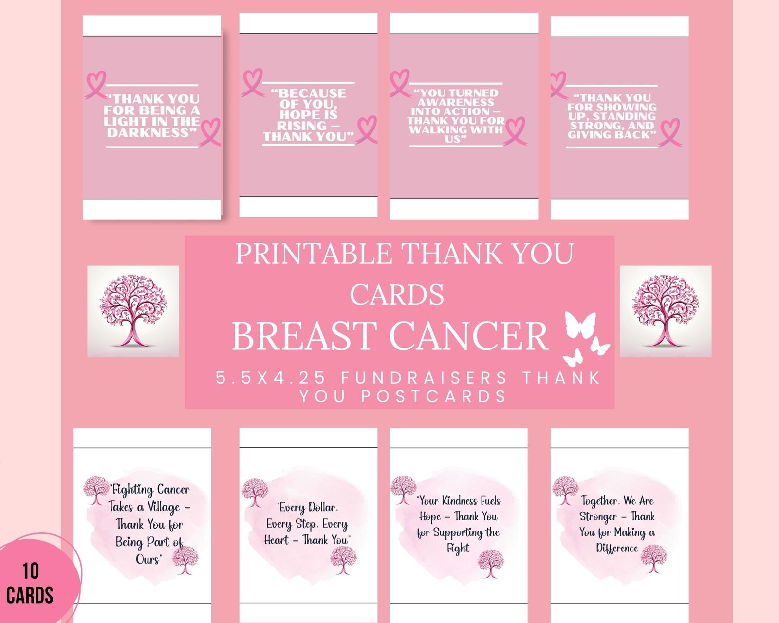 Breast Cancer Event Flyer Bundl | Fundraiser Flyer PDF - Image 8