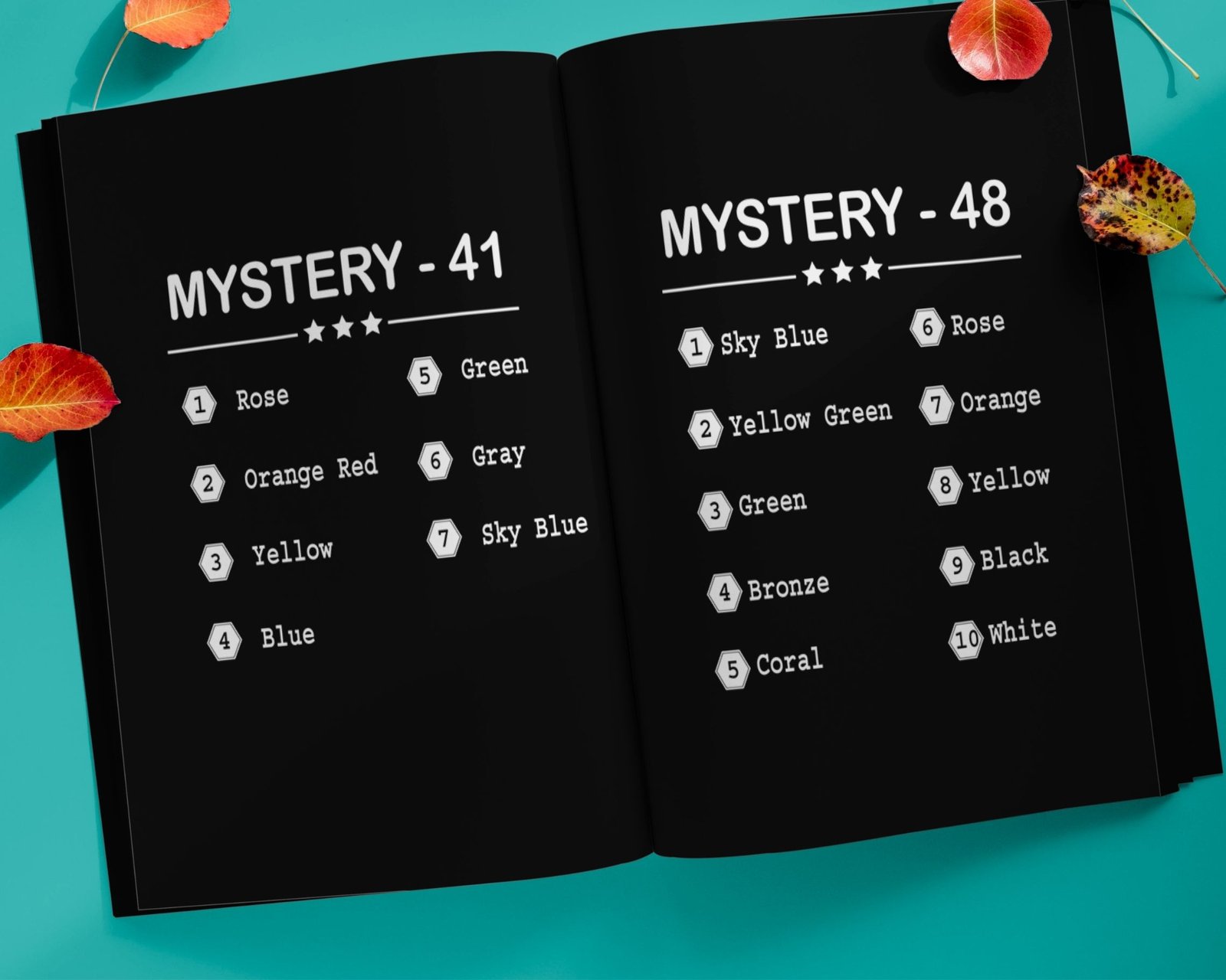 Mystery Mosaic Color by Number Book for Adults – Flowers & Patterns | Relaxing Coloring Book | Hidden Image Puzzle | Color by Numbers Art Gift - Image 7