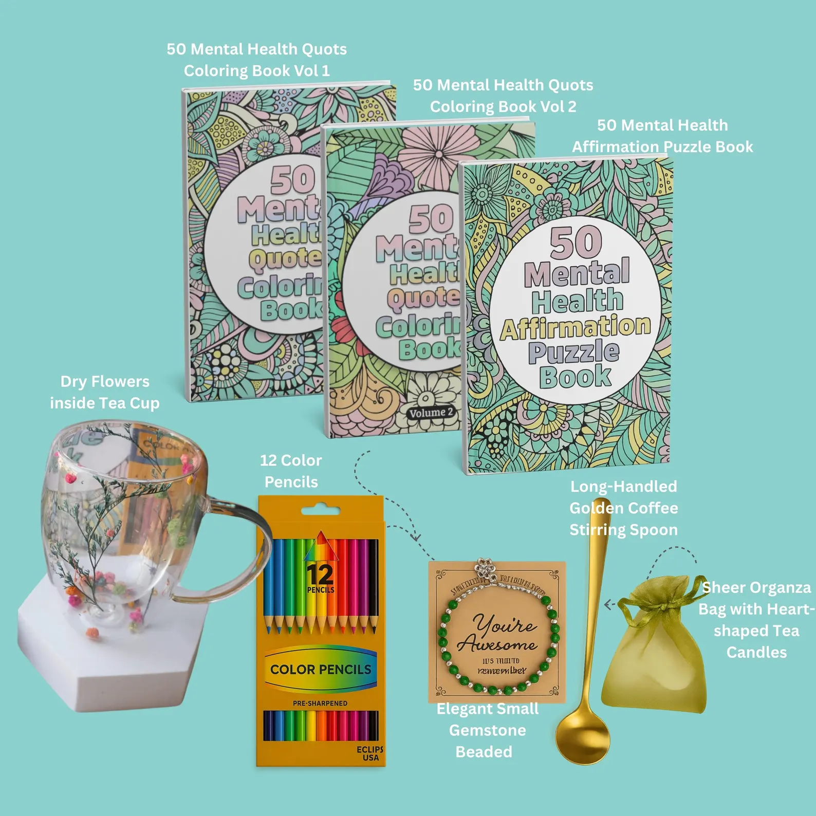 Mental Health Gift Box, Self-Care Package | Wellness Essentials - Image 3