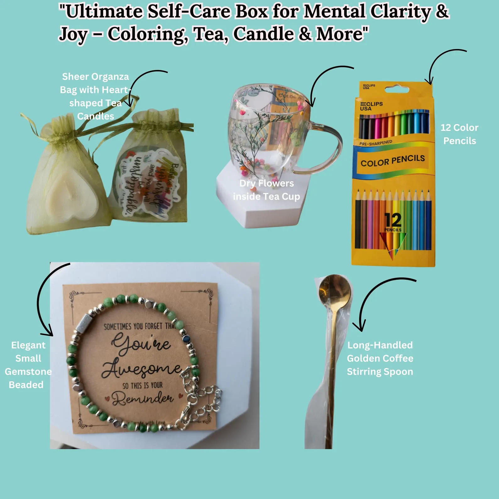 Mental Health Gift Box, Self-Care Package | Wellness Essentials - Image 6