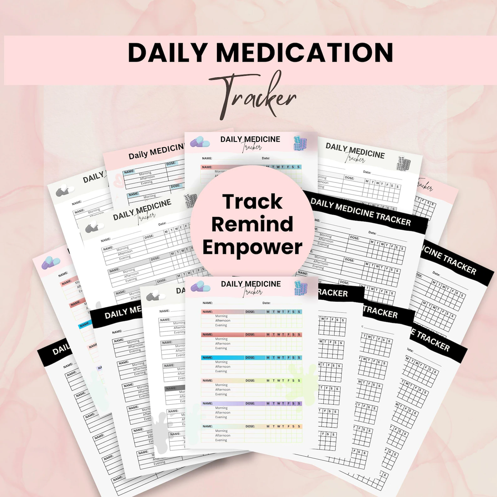 Medication Tracker PDF | Printable Medication Chart