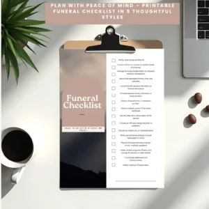 Funeral Checklist | End of Life Planner